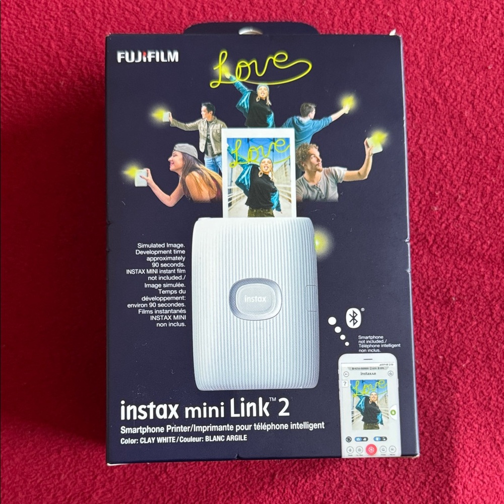 Fujifilm Instax Mini Link 2 Smartphone Printer - White